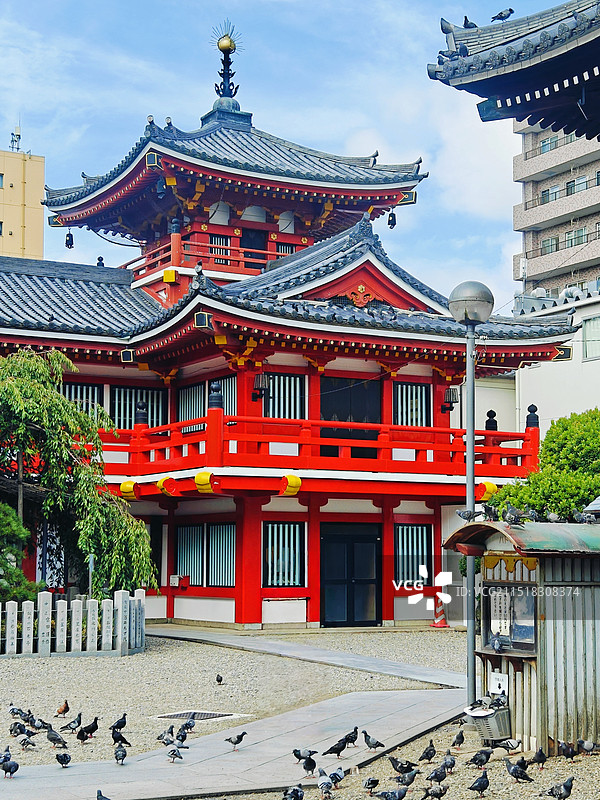 日本名古屋 大须观音寺图片素材