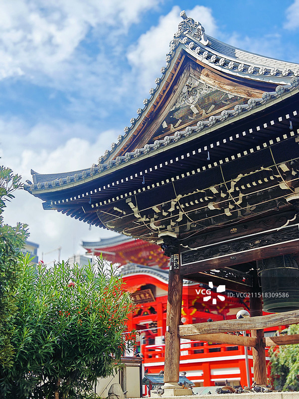 日本名古屋 大须观音寺图片素材