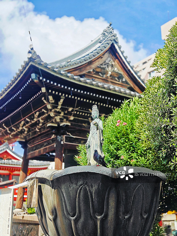 日本名古屋 大须观音寺图片素材