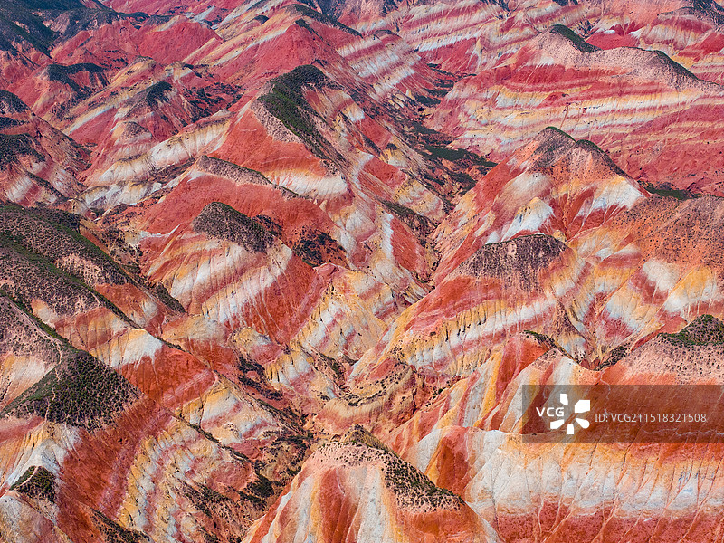 甘肃兰州水墨丹霞地貌图片素材