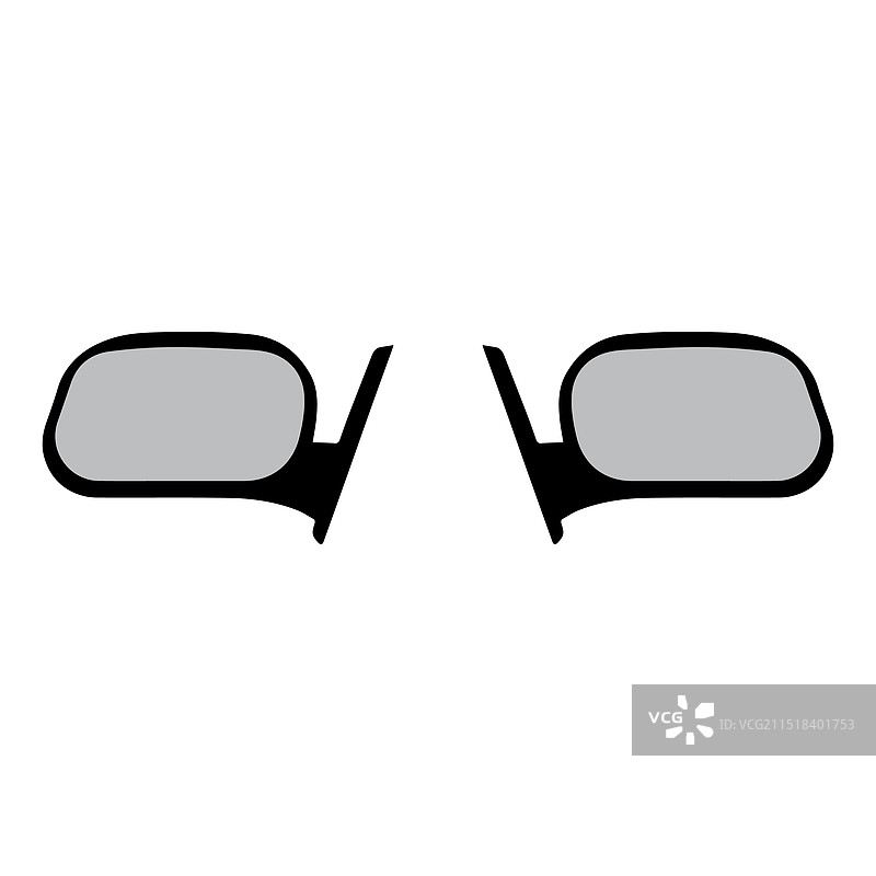 汽车后视标志设计图片素材