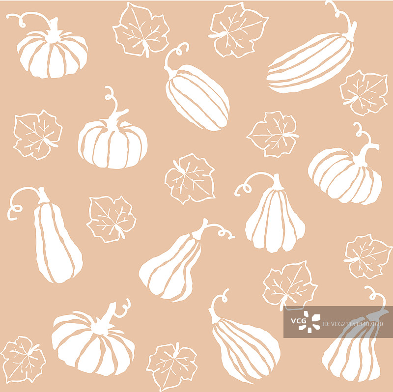 米色手绘图案背景图片素材