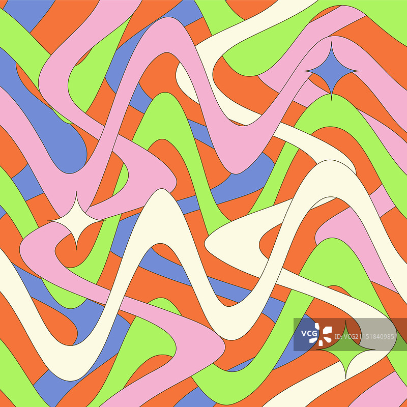 迷幻放射状锯齿线条背景图片素材