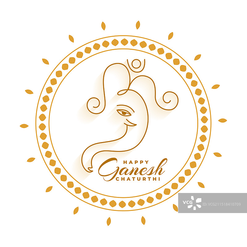 印度 गणेश Chaturthi 文化图片素材