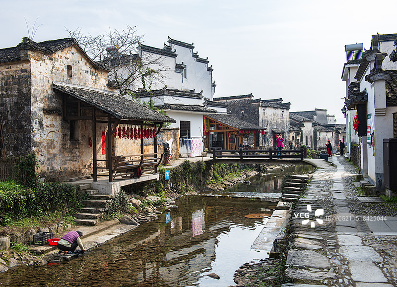 安徽皖南黟县卢村图片素材