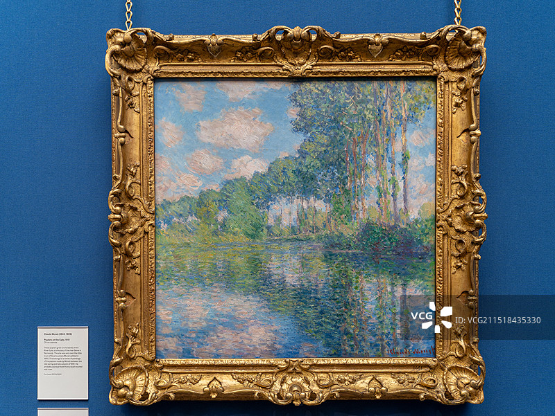 爱丁堡国家美术馆里的世界名画图片素材