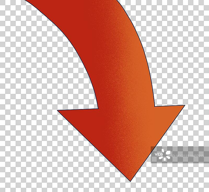 向下下跌箭头图片素材