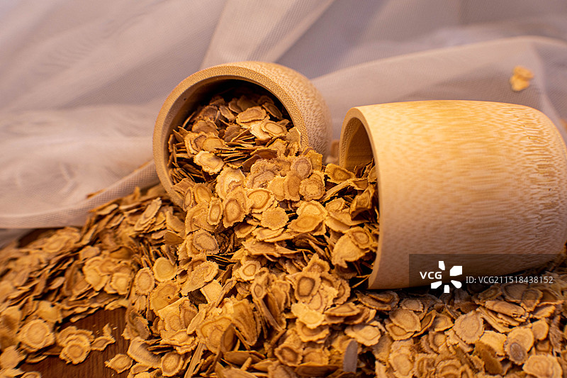 四川绵阳西洋参，切片西洋参，中药，补药图片素材