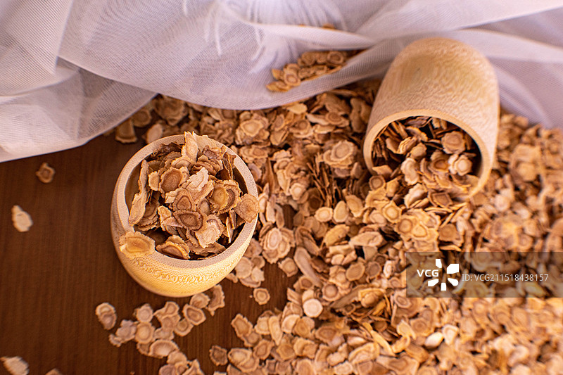 四川绵阳西洋参，切片西洋参，中药，补药图片素材