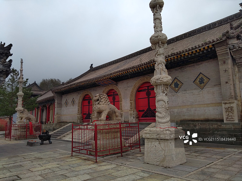 山西五台山金阁寺图片素材