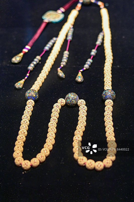 十三行博物馆 银首饰图片素材