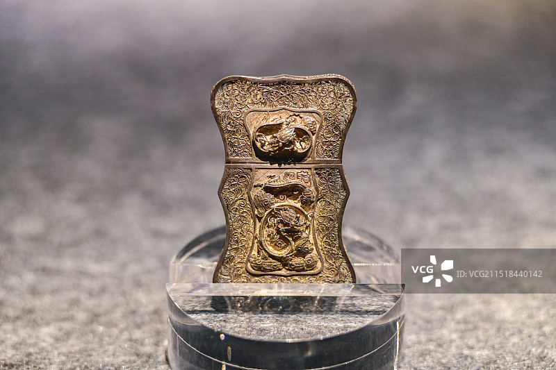 十三行博物馆 银质名牌盒图片素材