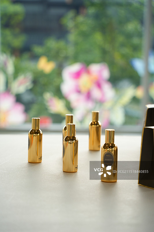 杭州 英蓝中心 香水 快闪店 产品特写图片素材