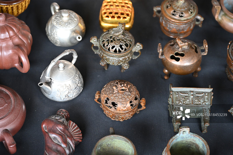 古玩香炉图片素材