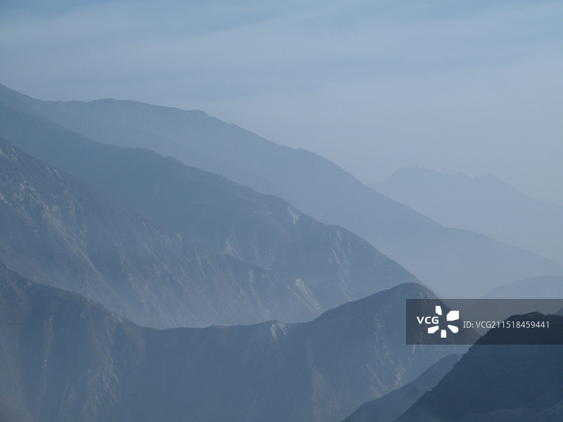 茂县水墨画一样的风景图片素材