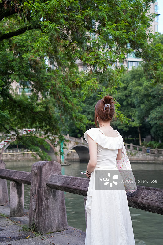 杭州 富义仓遗址公园 岸边 京杭大运河图片素材