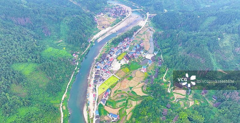 贵州锦屏乡村秋日景色图片素材