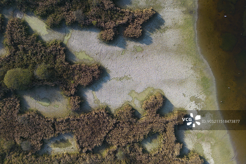 法国上法兰西大区萨西勒格朗的萨西沼泽图片素材