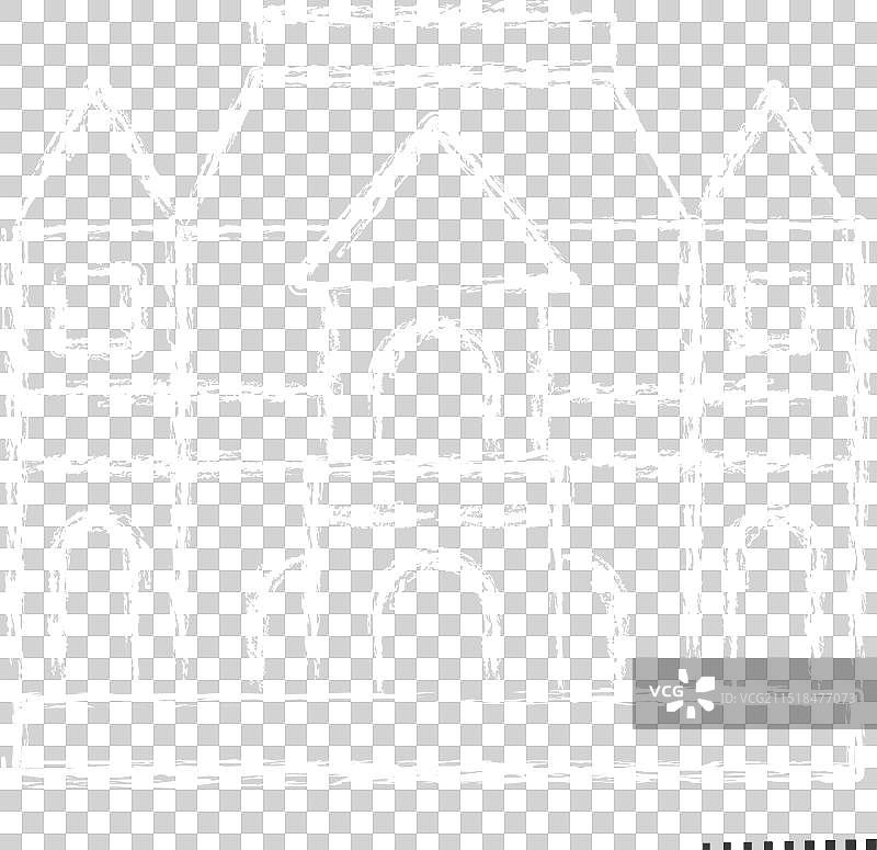 罗丹美术馆法国粉笔风格图标图片素材