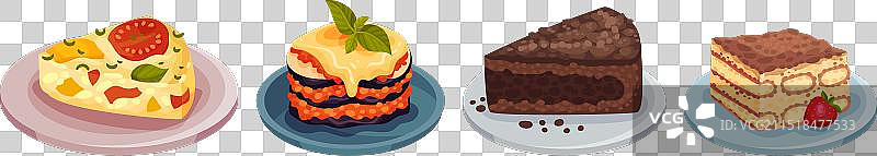 意大利菜肴摆盘图片素材