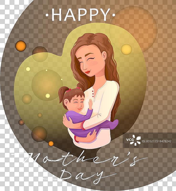 母亲节快乐女性祝福图片素材