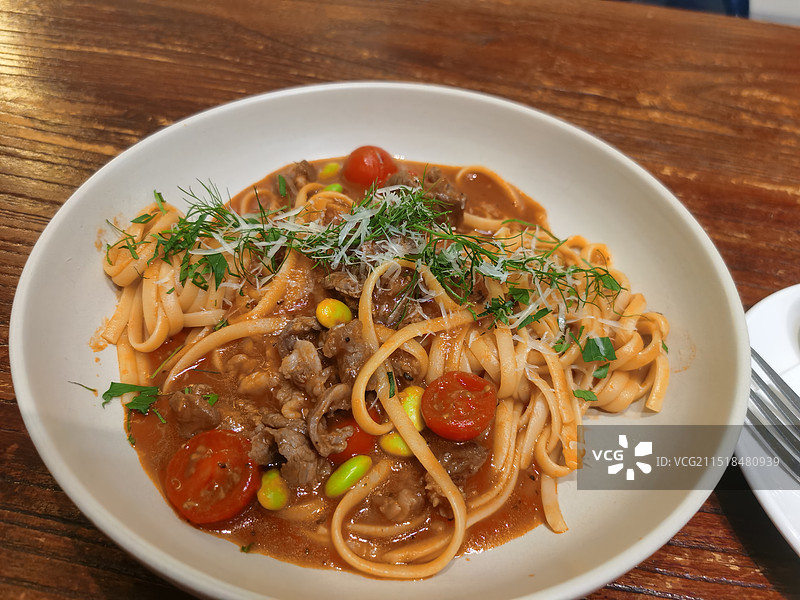 牛番茄意面图片素材