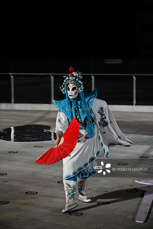 川剧变脸表演图片素材