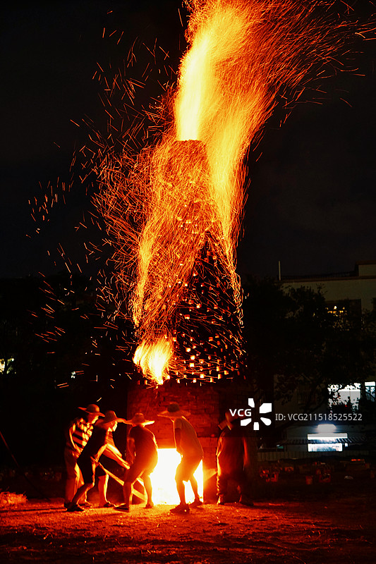 烧番塔图片素材