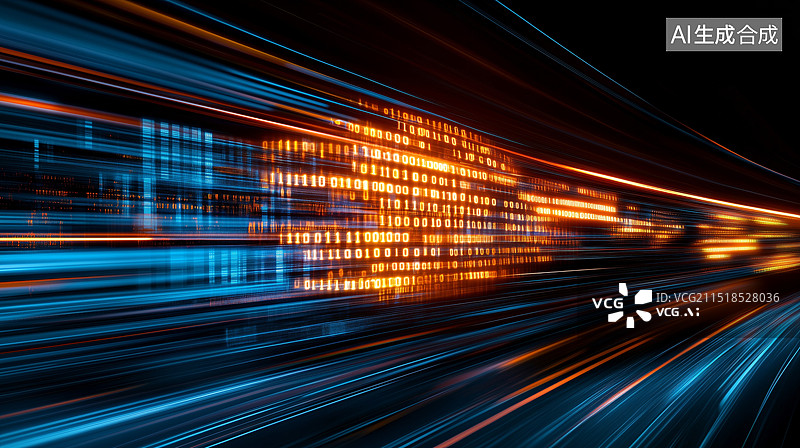 【AI数字艺术】科技概念背景图片素材