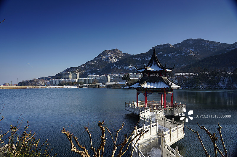 威海荣成赤山风景名胜区图片素材