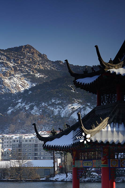 威海荣成赤山风景名胜区图片素材