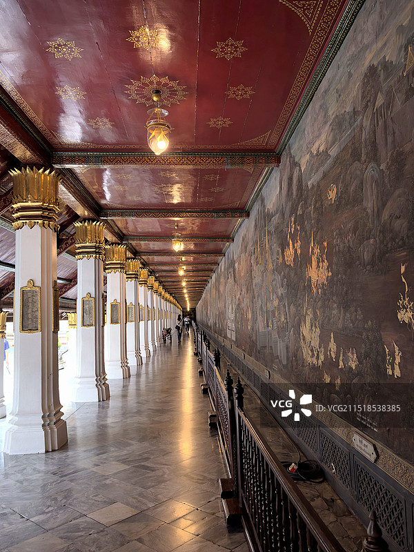 寺庙长廊图片素材