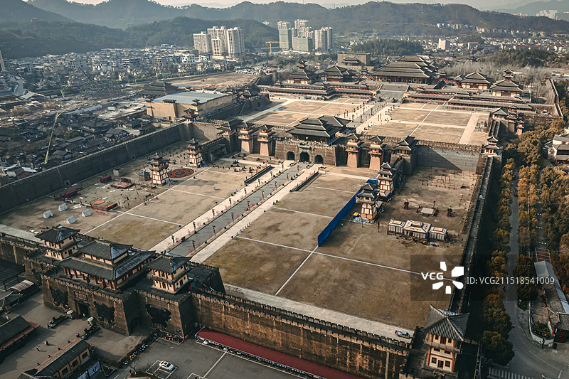 横店秦王宫图片素材