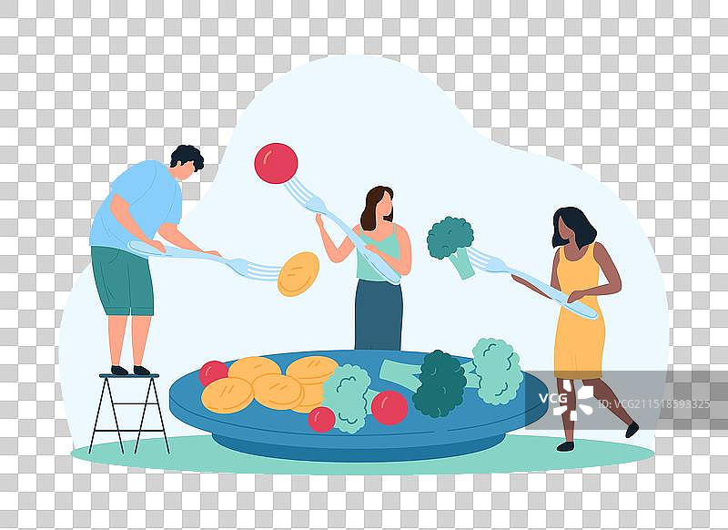 健康早餐食品夏季菜单图片素材