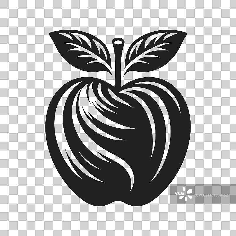 苹果轮廓图片素材