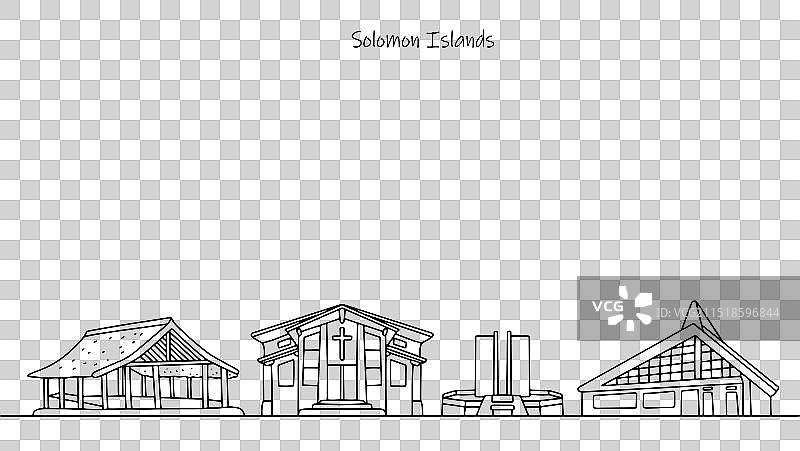 所罗门群岛风光图片素材