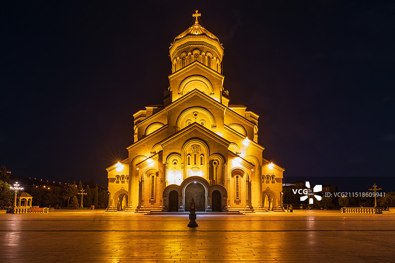 格鲁吉亚第比利斯圣三一教堂图片素材