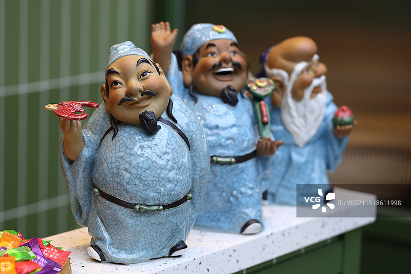 福禄寿三像图片素材