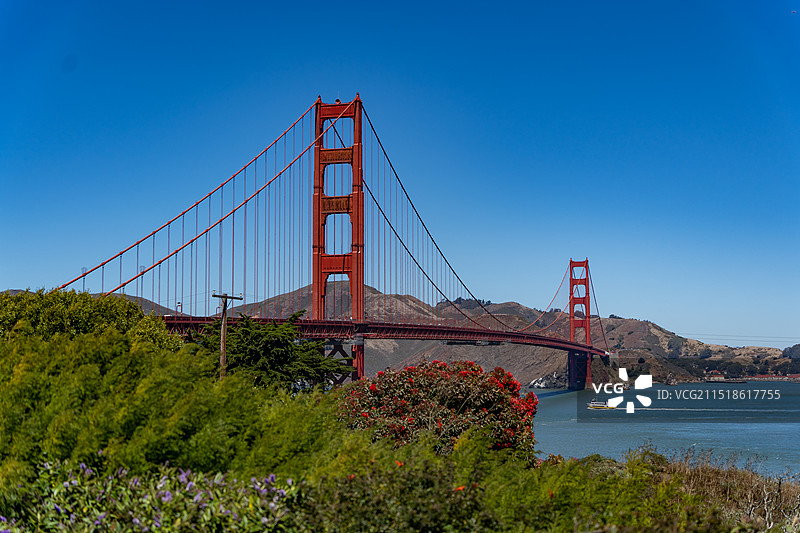 旧金山金门大桥图片素材