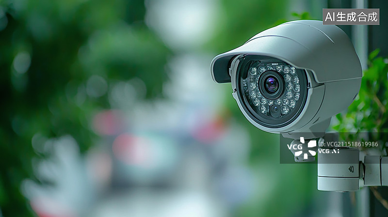 【AI数字艺术】监控摄像头图片素材