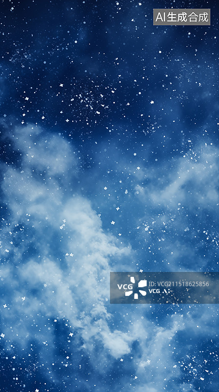 【AI数字艺术】夜晚的星空图片素材