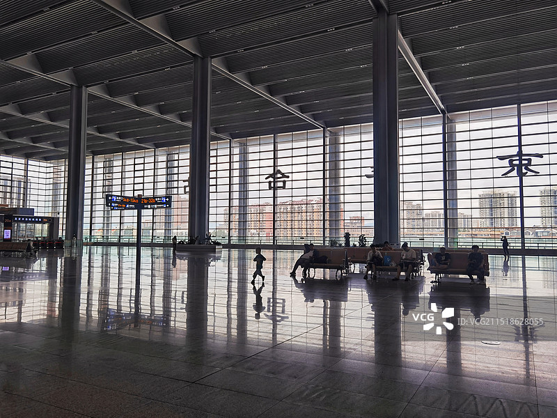 北京丰台站候车大厅图片素材