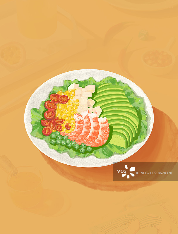 食物插画图片素材