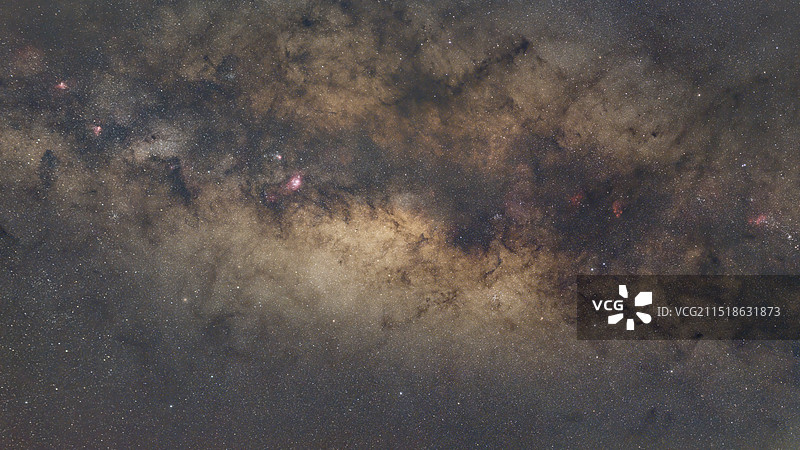 50广域银河局部图片素材