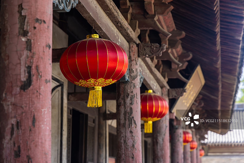 古建斗拱 平遥文庙大成殿图片素材