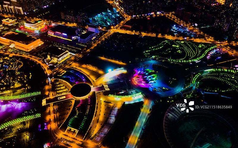 唐山市南湖景区图片素材