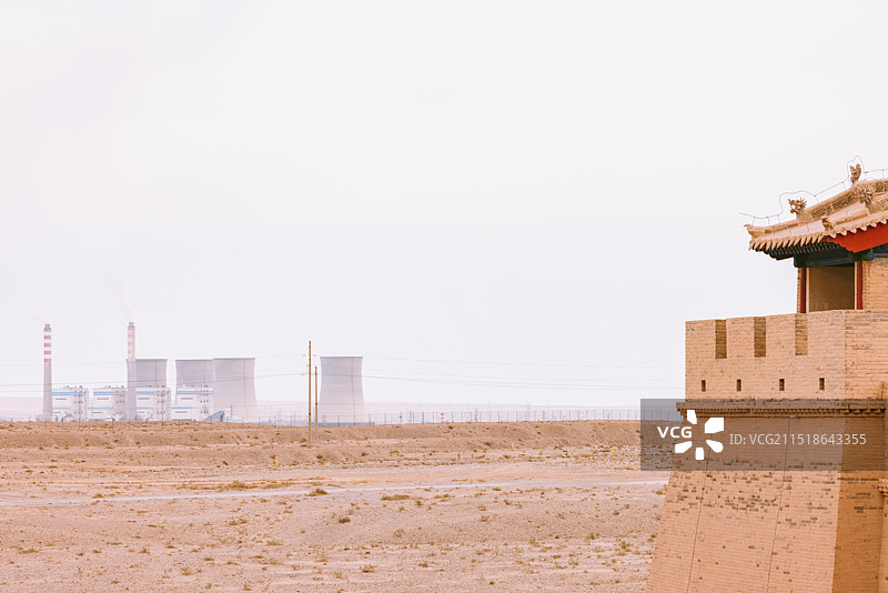 中国甘肃省嘉峪关关城风景区图片素材