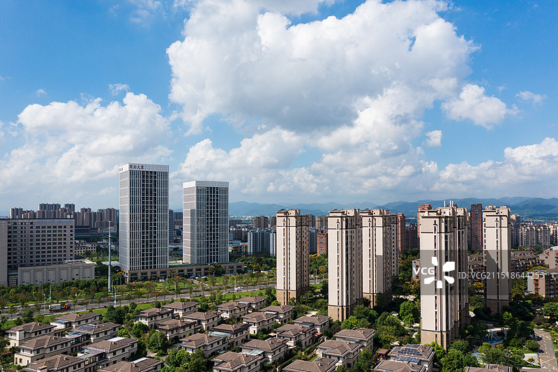 宁波海曙区梁祝天逸湾别墅群图片素材