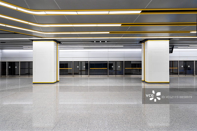地铁月台空间图片素材