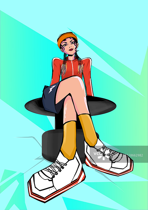 欧美插画图片素材